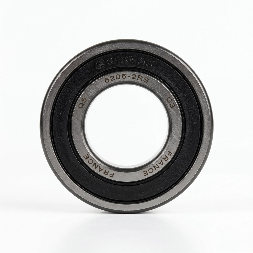 ROULEMENT A BILLES 6206 DEUX JOINTS ETANCHEITE CAOUTCHOUC JEU INTERNE AUGMENTE BERMAX