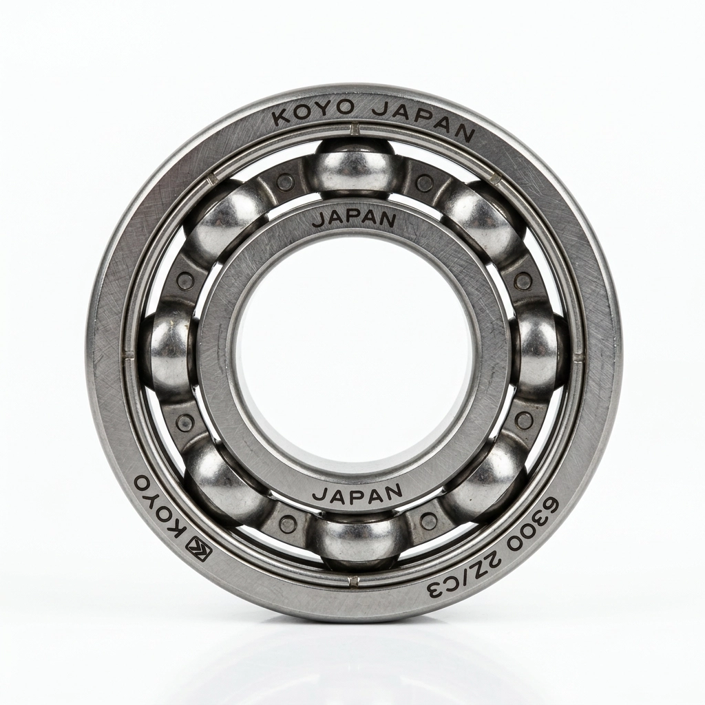 ROULEMENT À BILLES RADIALES 6300 AVEC DOUBLE PROTECTION MÉTALLIQUE ET JEU INTERNE ÉLARGI C3 KOYO JAPON
