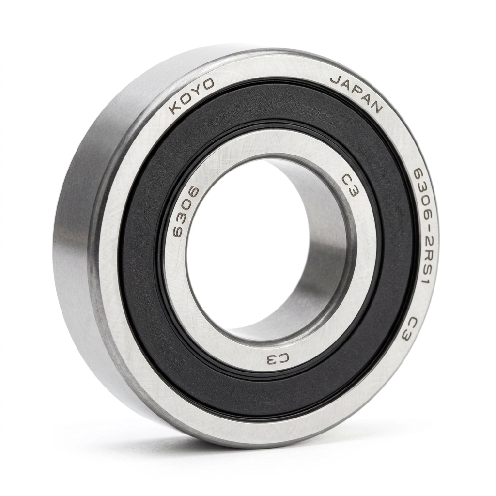 Roulement à billes 6306 avec deux joints d'étanchéité et jeu interne radial C3 Koyo Japon