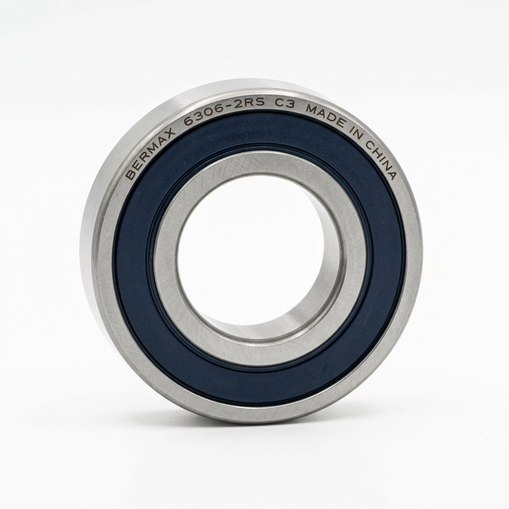ROULEMENT A BILLES 6306 DEUX JOINTS EN CAOUTCHOUC JEU INTERNE C3 BERMAX CHINE