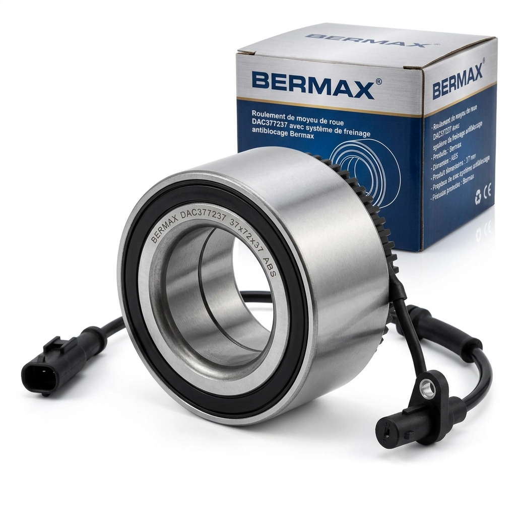 Roulement de moyeu de roue DAC377237 avec système de freinage antiblocage Bermax