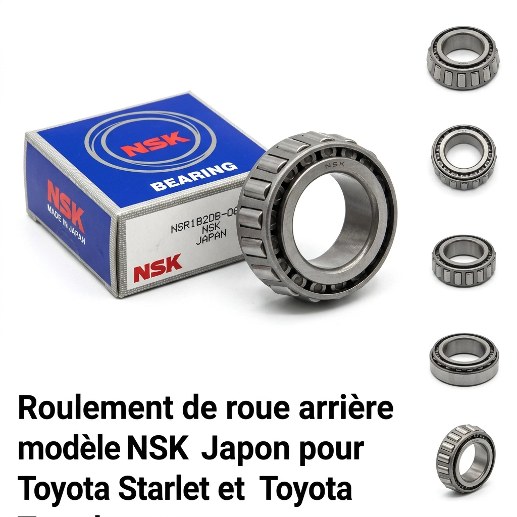 Roulement de roue arrière petit modèle NSK Japon pour Toyota Starlet et Toyota Tercel