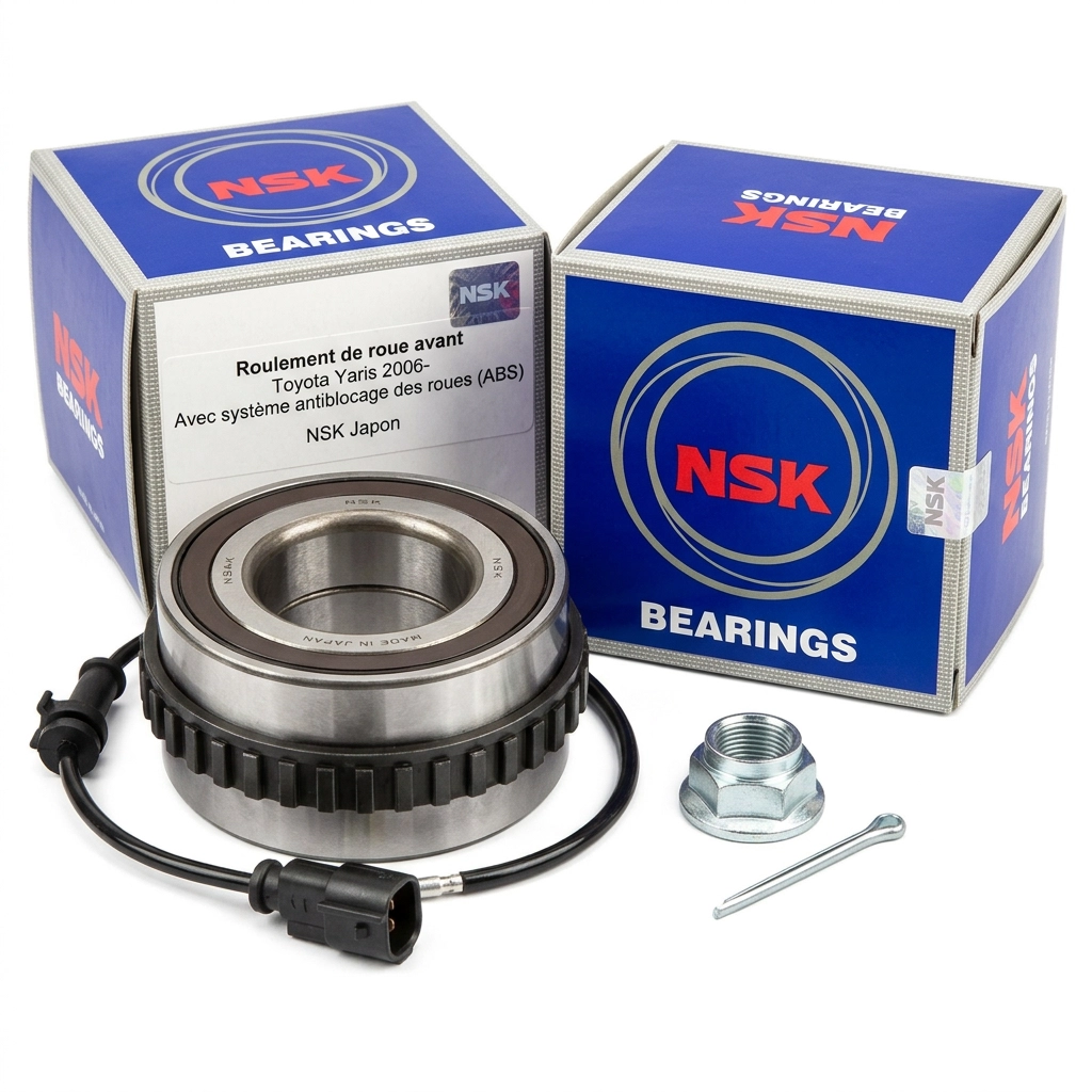 Roulement de roue avant pour Toyota Yaris à partir de 2006 avec système antiblocage des roues NSK Japon