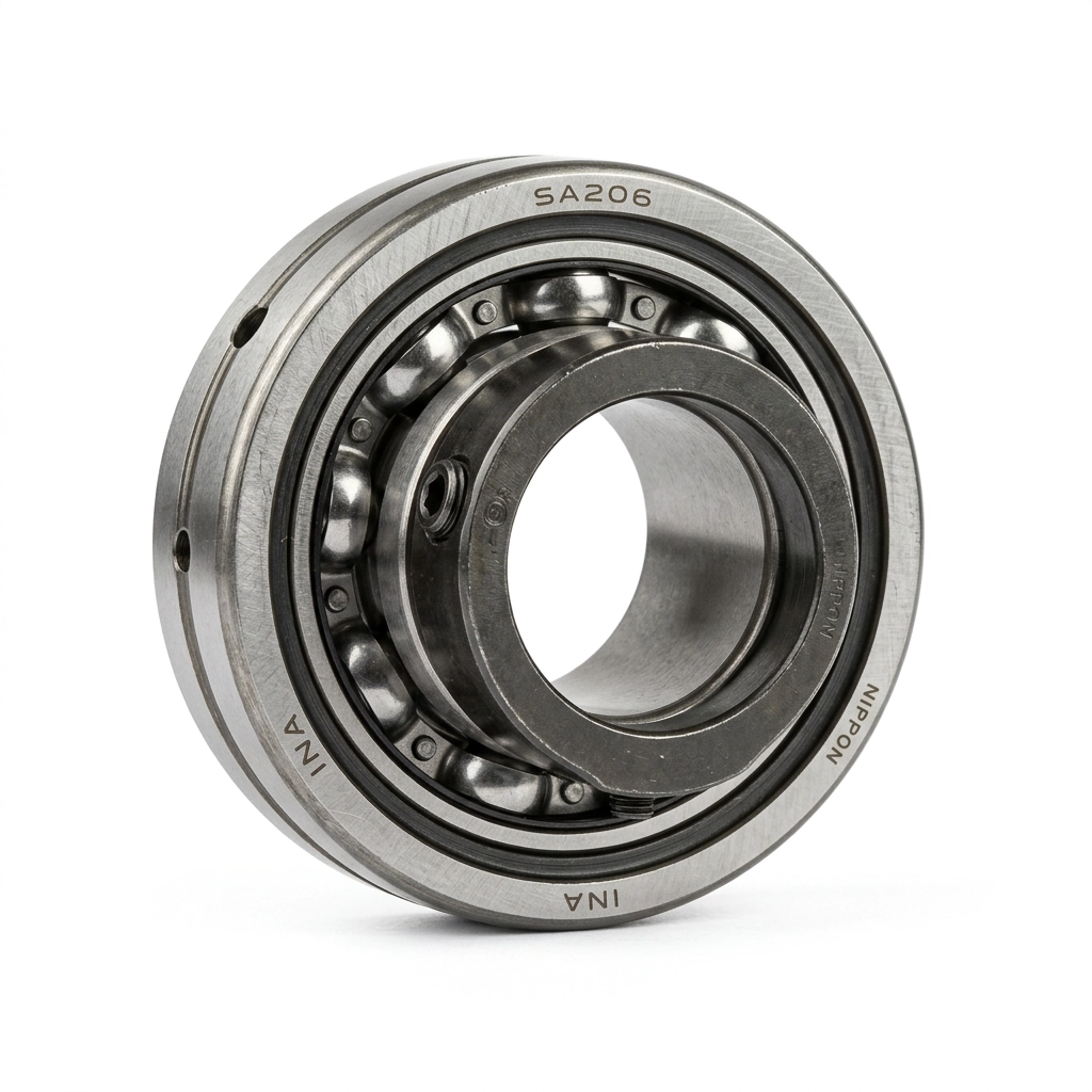 Roulement à billes SA206 avec bague de blocage excentrique
