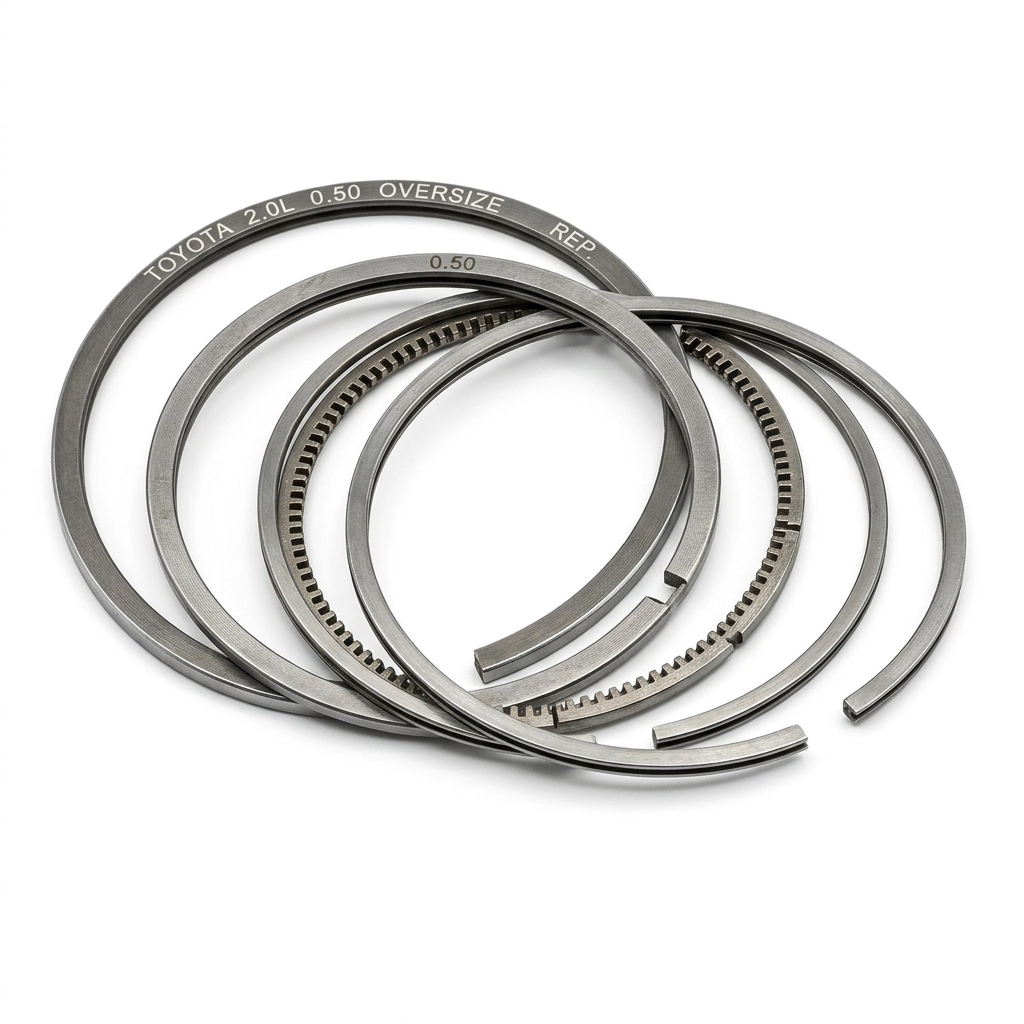 Segment de piston cote réparation 0.50 pour moteur Toyota 2 litres