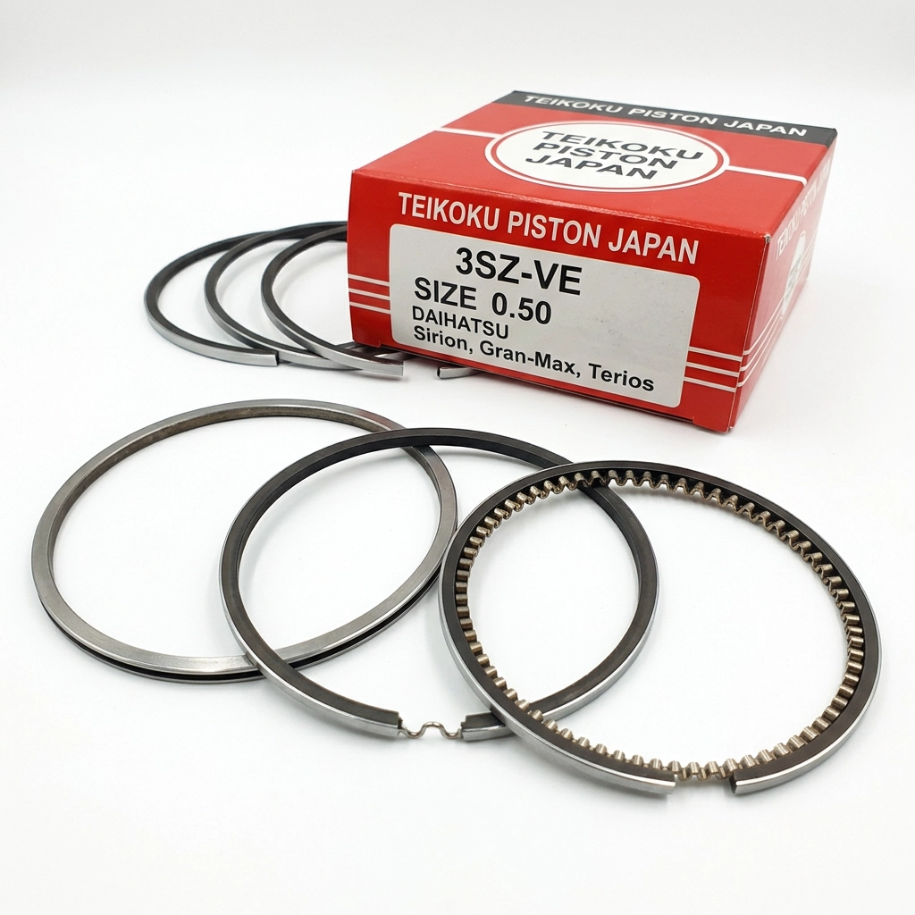 Segment de piston 0.50 3SZ-VE Daihatsu Sirion Gran-Max Terios Teikoku Piston Japan
