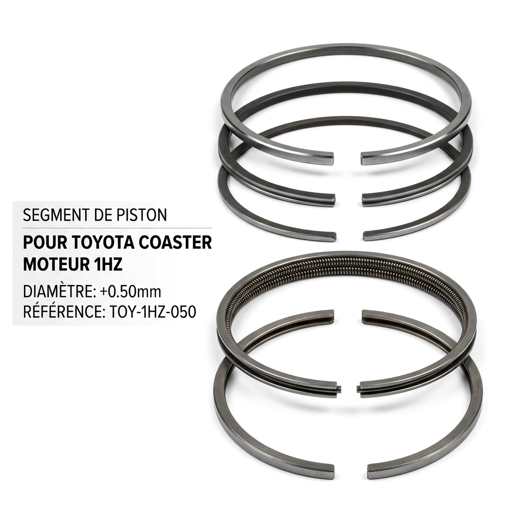 SEGMENT DE PISTON 0.50 POUR TOYOTA COASTER MOTEUR 1HZ