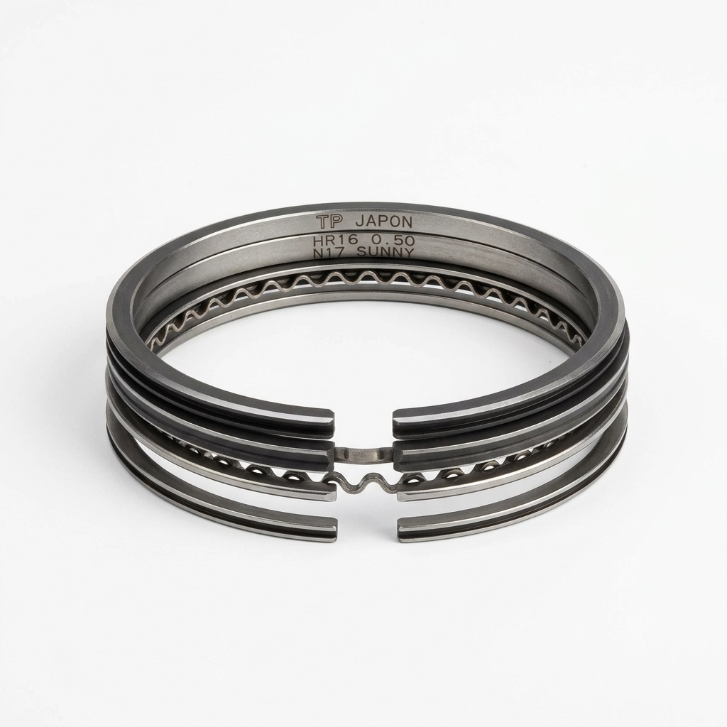 SEGMENT DE PISTON COTE 0.50 NISSAN SUNNY N17 MOTEUR HR16 TP JAPON