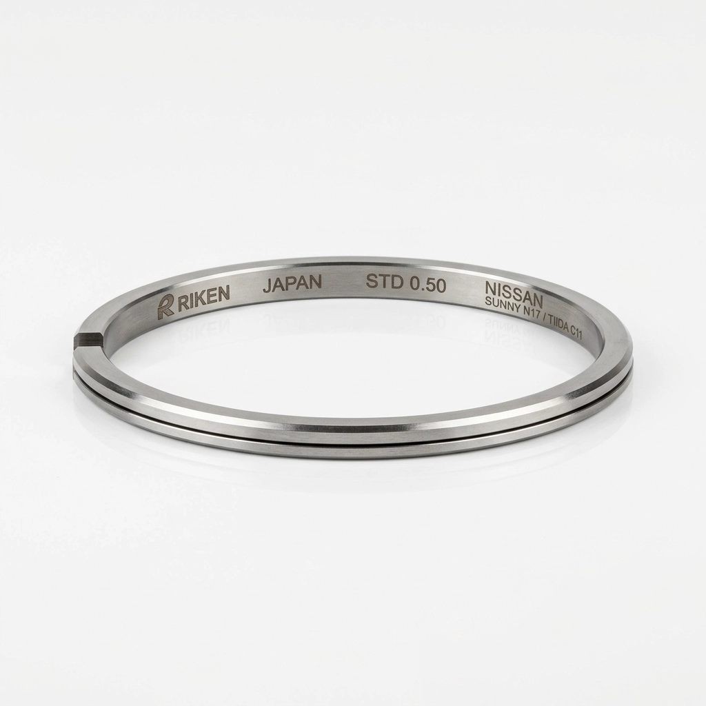 Segment de piston 0.50 pour Nissan Sunny N17 et Nissan Tiida Riken Japon