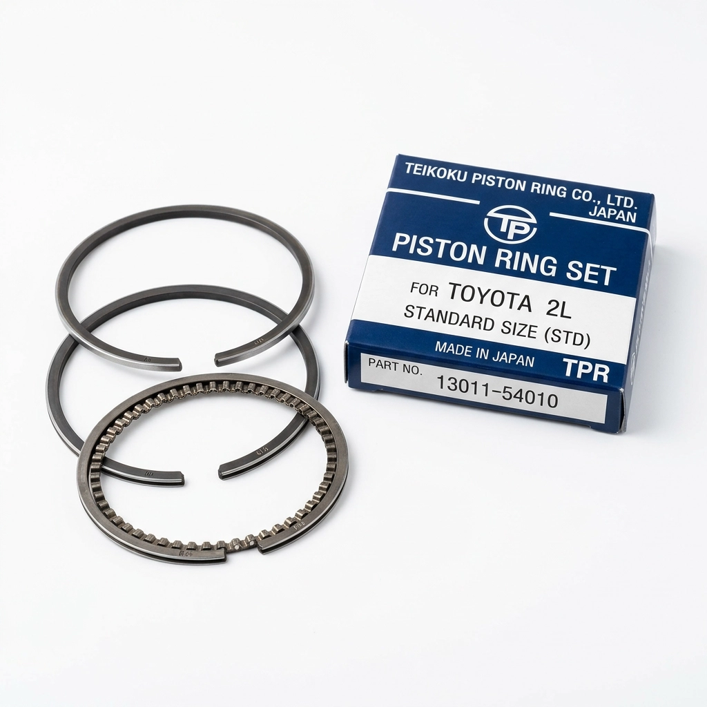 Segments de piston standard pour moteur Toyota 2L fabriqués par Teikoku Piston Ring au Japon