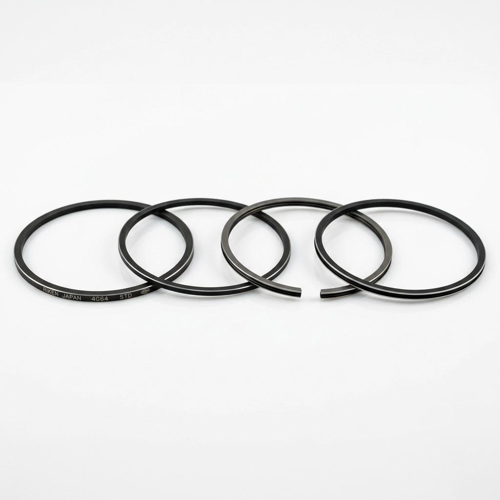 Segments de piston standard pour moteur essence Mitsubishi 4G64 L200 Riken Japon