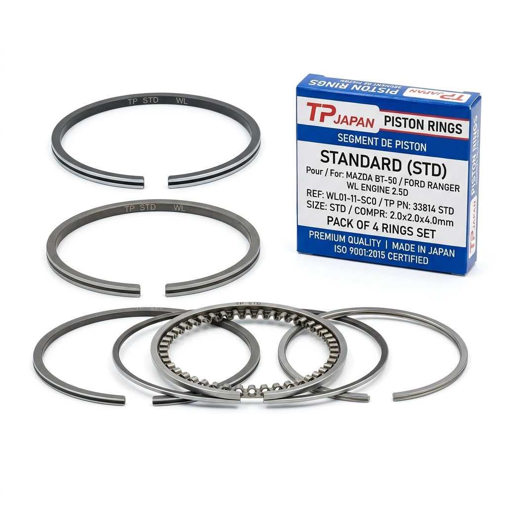 Segment de piston Standard pour Mazda BT-50 moteur WL TP Japon