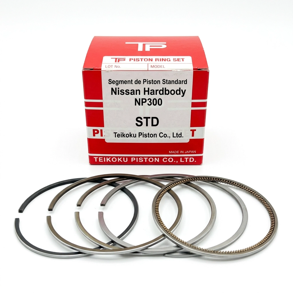 Segment de Piston Standard Nissan Hardbody NP300 Teikoku Piston Japon