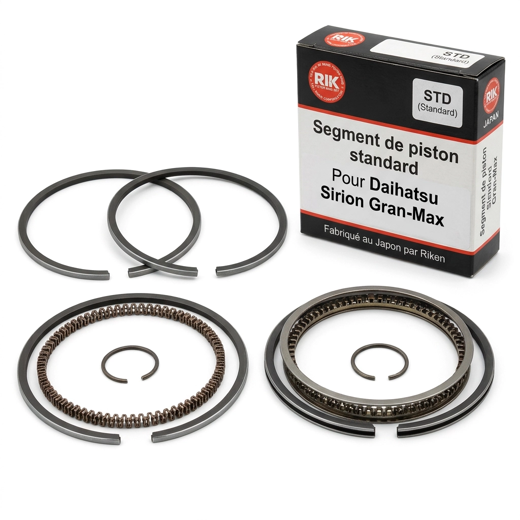 Segment de piston standard Daihatsu Sirion Gran-Max Riken Japon