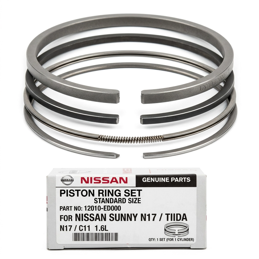 Segment de piston Standard pour Nissan Sunny N17 et Nissan Tiida