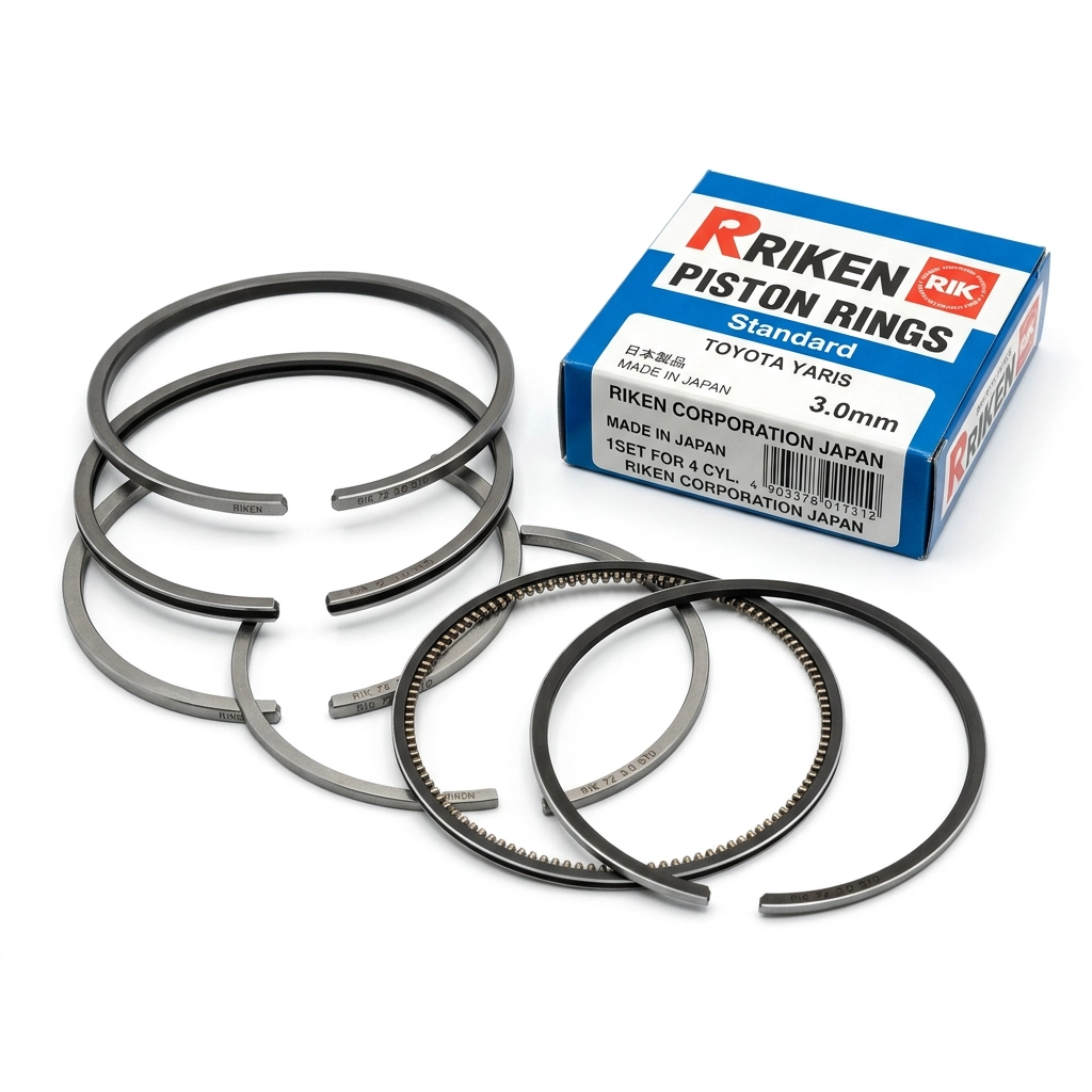 Segment de piston Standard Toyota Yaris 3mm Riken Japon