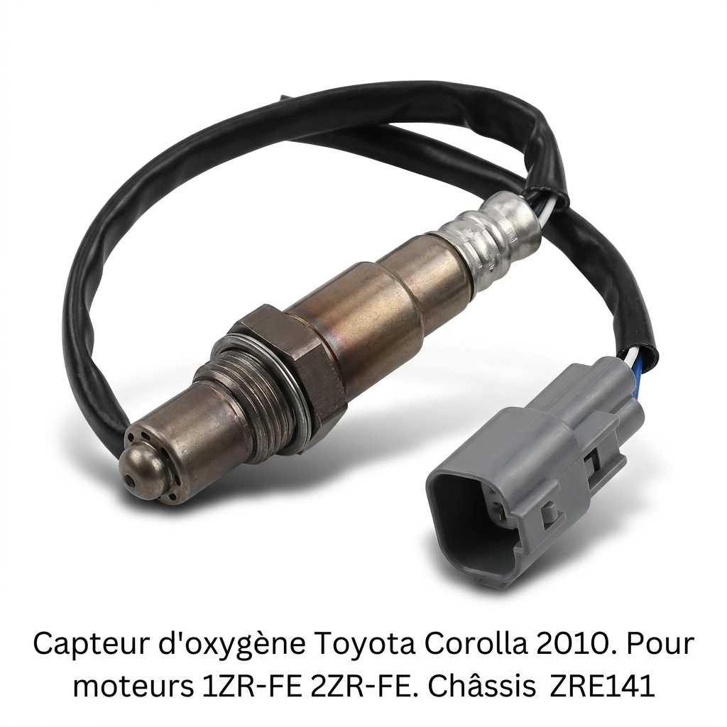 Capteur d'oxygène Toyota Corolla 2010 moteurs 1ZR-FE 2ZR-FE châssis ZRE141