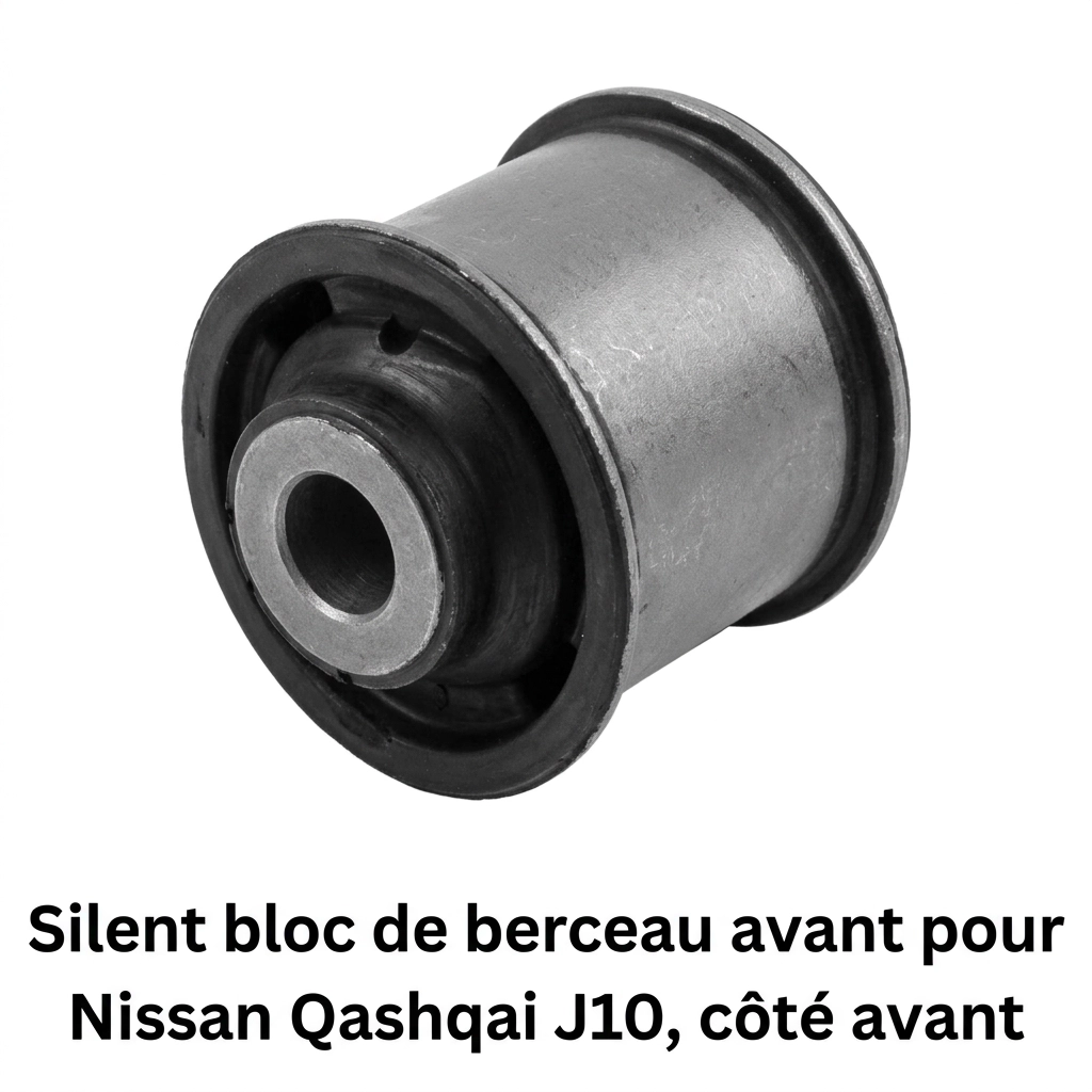 Silent bloc de berceau avant pour Nissan Qashqai J10, côté avant