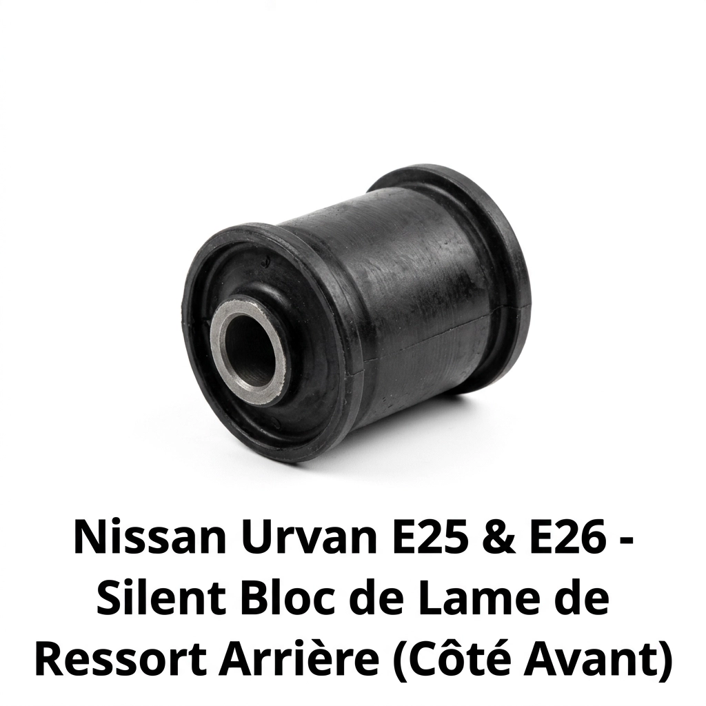 Silent bloc de lame de ressort arrière côté avant pour Nissan Urvan E25 et E26