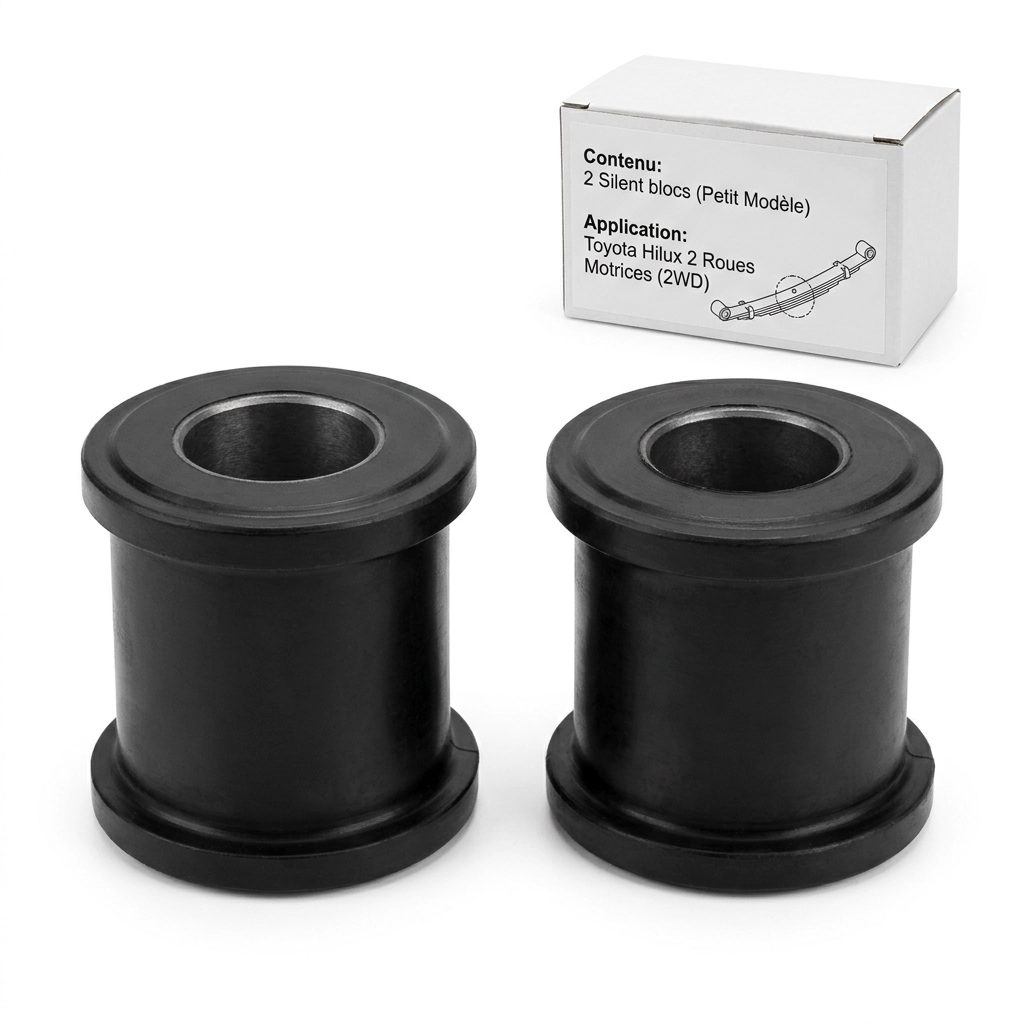 Silent bloc de lame de ressort petit modèle pour Toyota Hilux 2 roues motrices