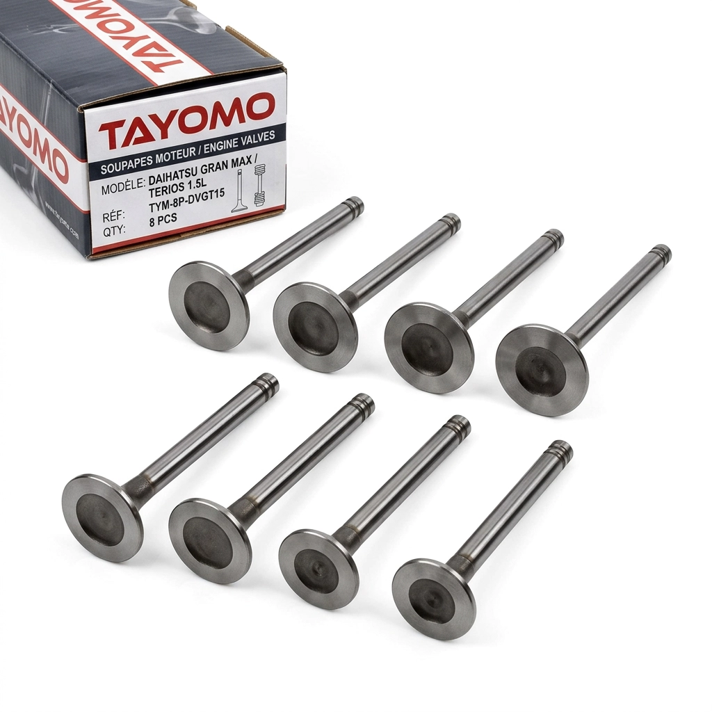 Soupape Daihatsu Gran Max Terios 1,5 Litre 8 Pièces Tayomo