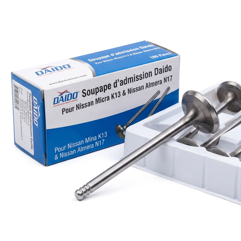 Soupape d'admission Daido pour Nissan Micra K13 et Nissan Almera N17