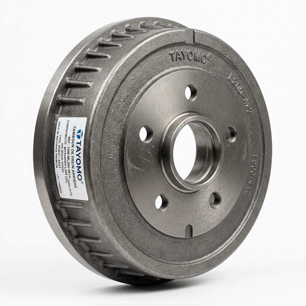 Tambour de frein arrière pour Mitsubishi L200 2006-2014 Deux Roues Motrices Tayomo