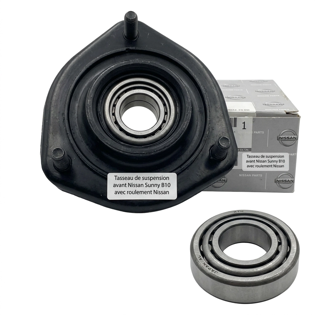 Tasseau de suspension avant Nissan Sunny B10 avec roulement Nissan