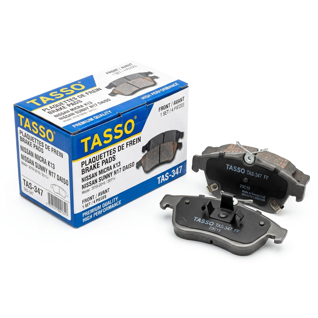 Plaquettes de frein Tasso pour Nissan Micra K13 et Nissan Sunny N17 Daiso