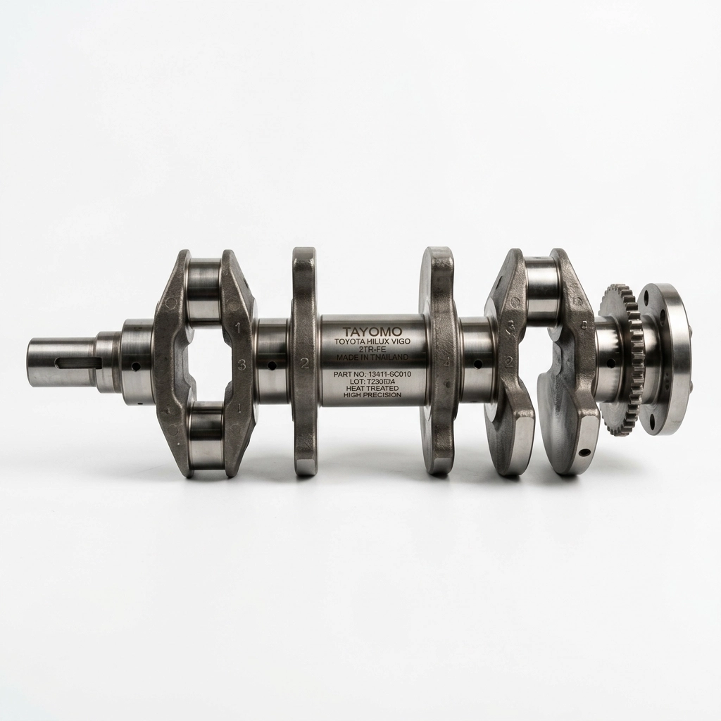 Vilebrequin pour Toyota Hilux Vigo avec moteur 2TR-FE de marque Tayomo fabriqué en Thaïlande